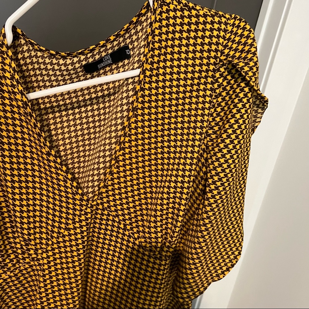 Nasty Gal Ruffle Printed Mini Dress - Picture 3 of 4